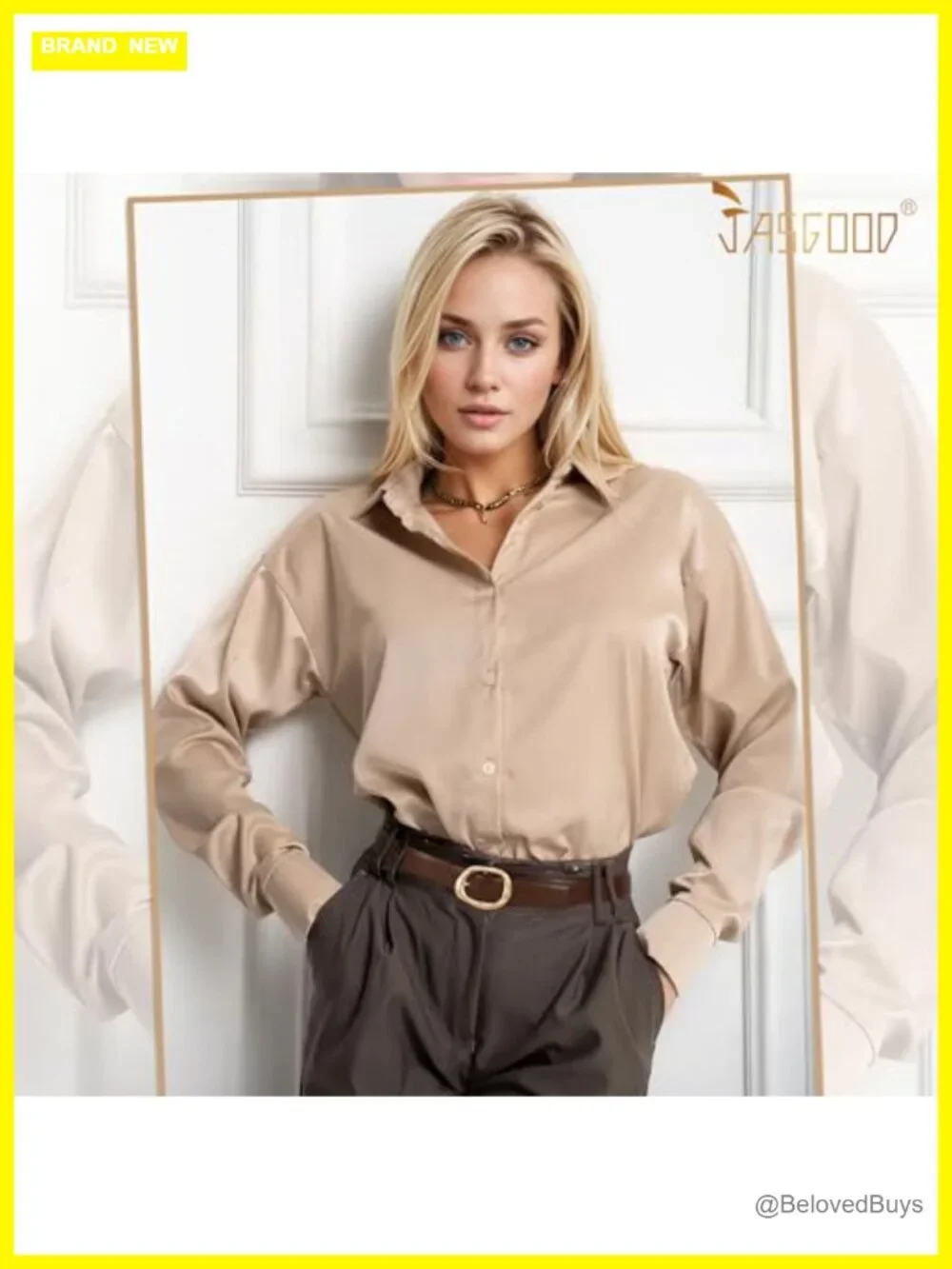 3 Pack Women's Faux Leather Belts with Gold Buckle Casual